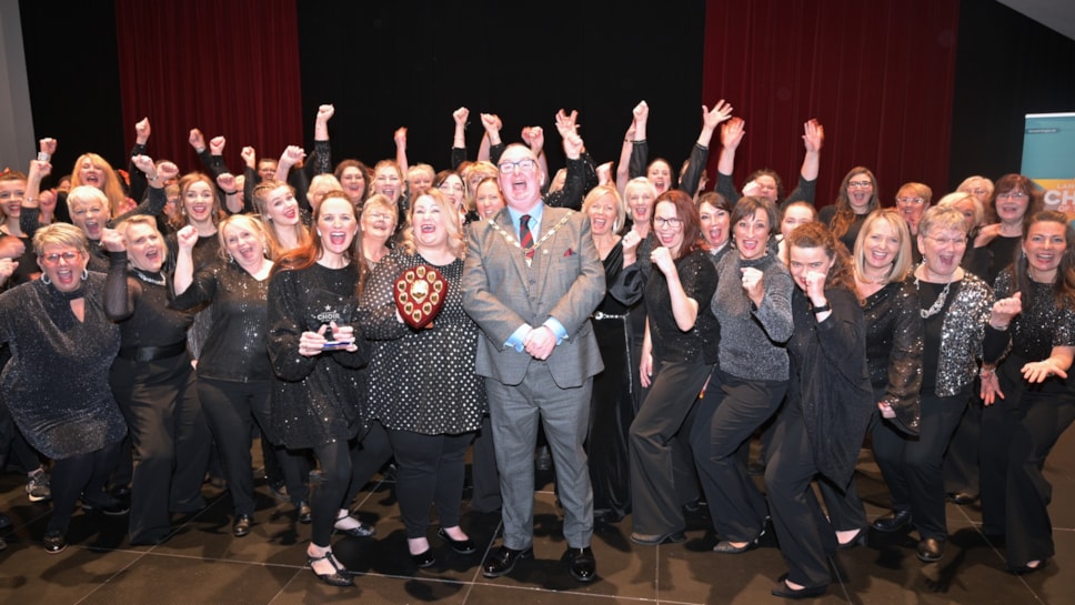 The Red Rosettes were thrilled when they won Choir of the Year 2024