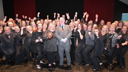 The Red Rosettes were thrilled when they won Choir of the Year 2024