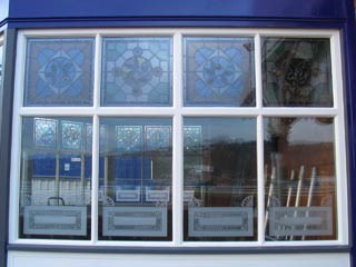 Stalybridge buffet bar - new/restored windows: New conservatory windows.