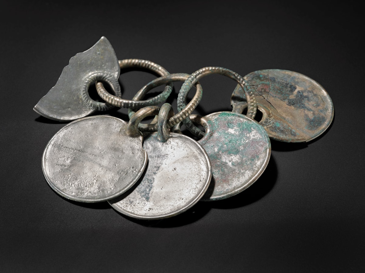 Bronze rattle pendant from the Peebles Hoard. Image © National Museums Scotland