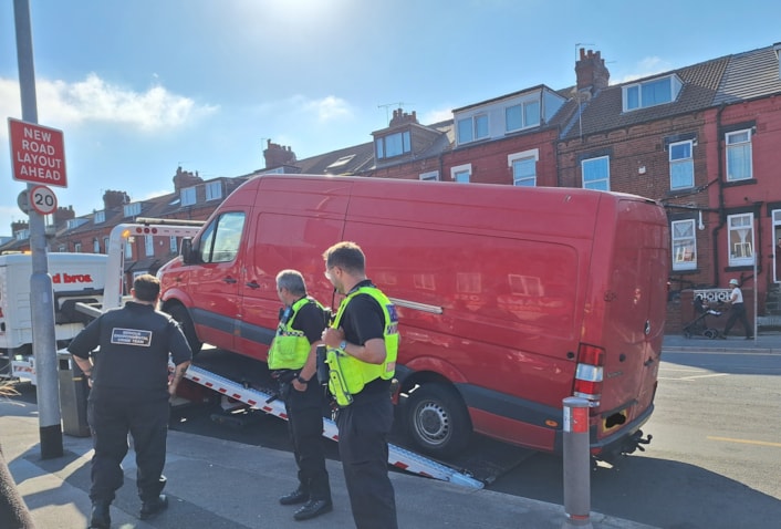 Fly-tipping investigation: The vans are now being held while investigations continue, with the seizure sending a clear warning to those who believe they can profit from blighting Leeds communities with fly-tipped waste.