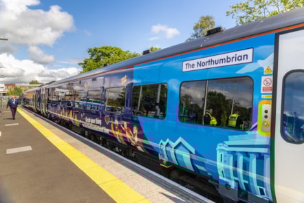 An image of The Northumbrian train
