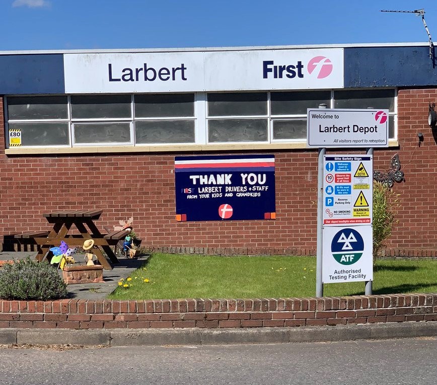 First Scotland East's Larbert Depot