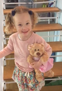 Young passenger reunited with missing 'Twinkle-bear': twinkle teddy