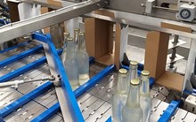 Commissioning a line with unlabelled bottles and case