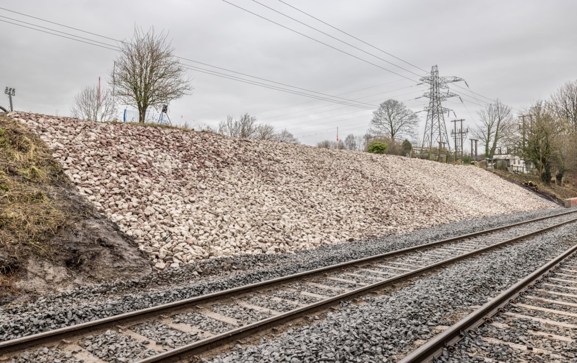 Ulverston Embankment Repaired