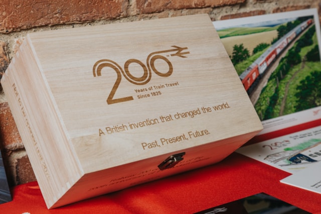 The Railway 200 time capsule that was handed over to Derby College: The Railway 200 time capsule that was handed over to Derby College