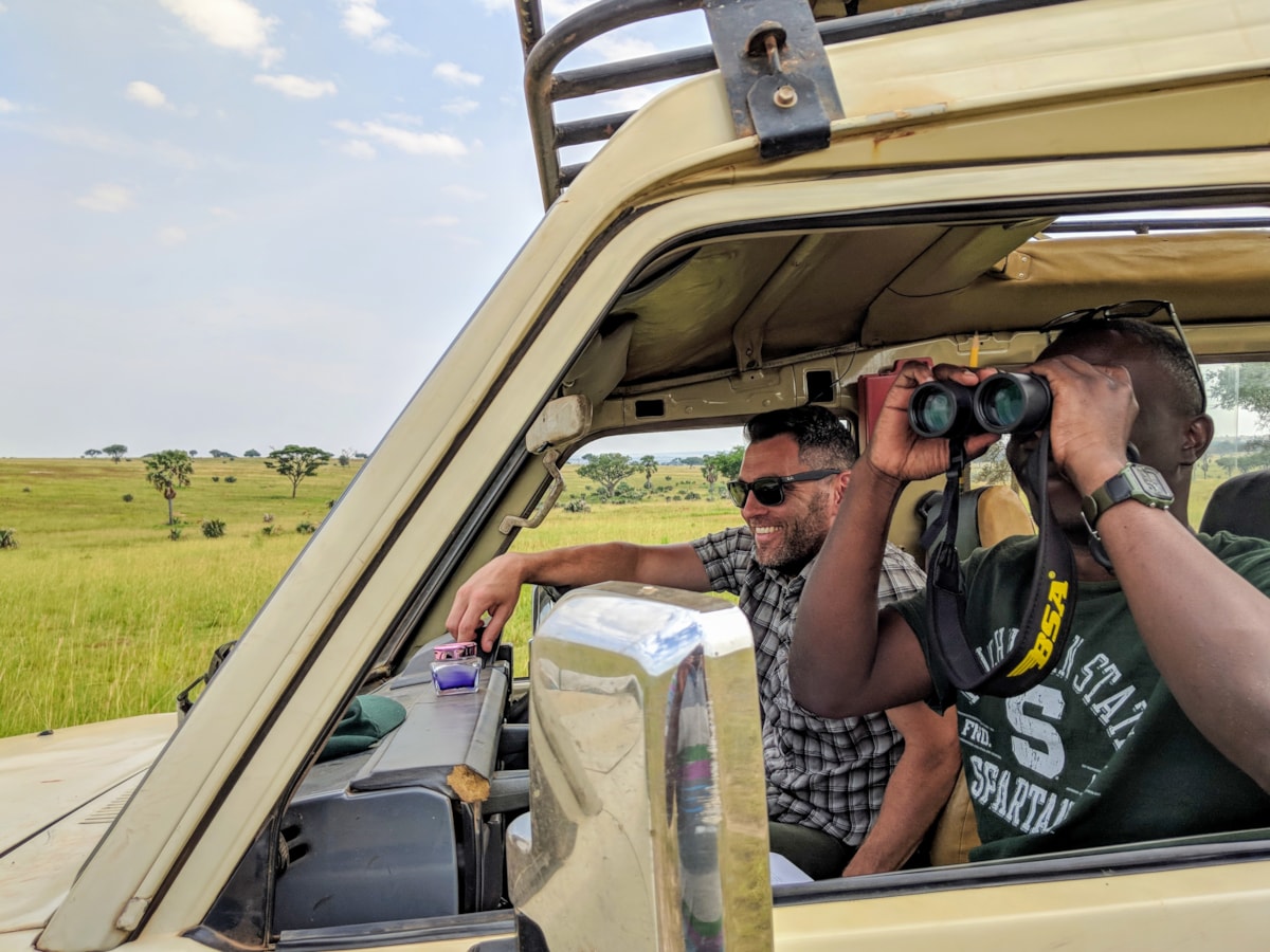 Professor Robert Montgomery during ICON fieldwork in Uganda