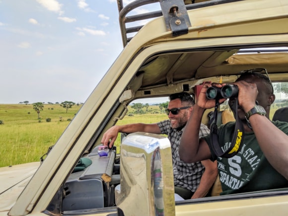 Professor Robert Montgomery during ICON fieldwork in Uganda
