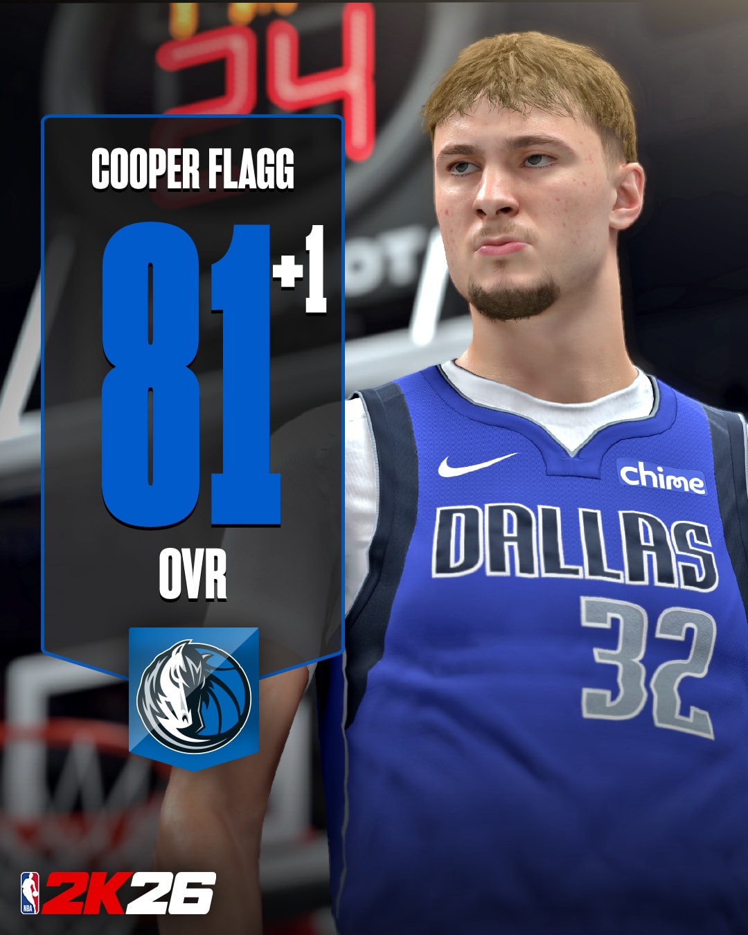 NBA 2K26 Ratings Update 3 - Cooper Flagg 2