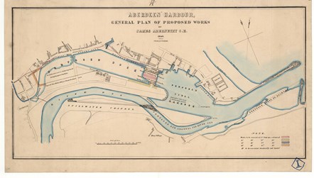 Stevenson Archive - Aberdeen harbour