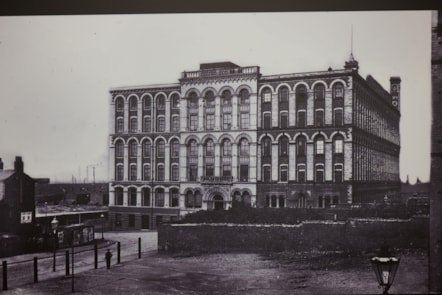 An image of the Coops Building is one of the town's landmarks to feature in the mural.