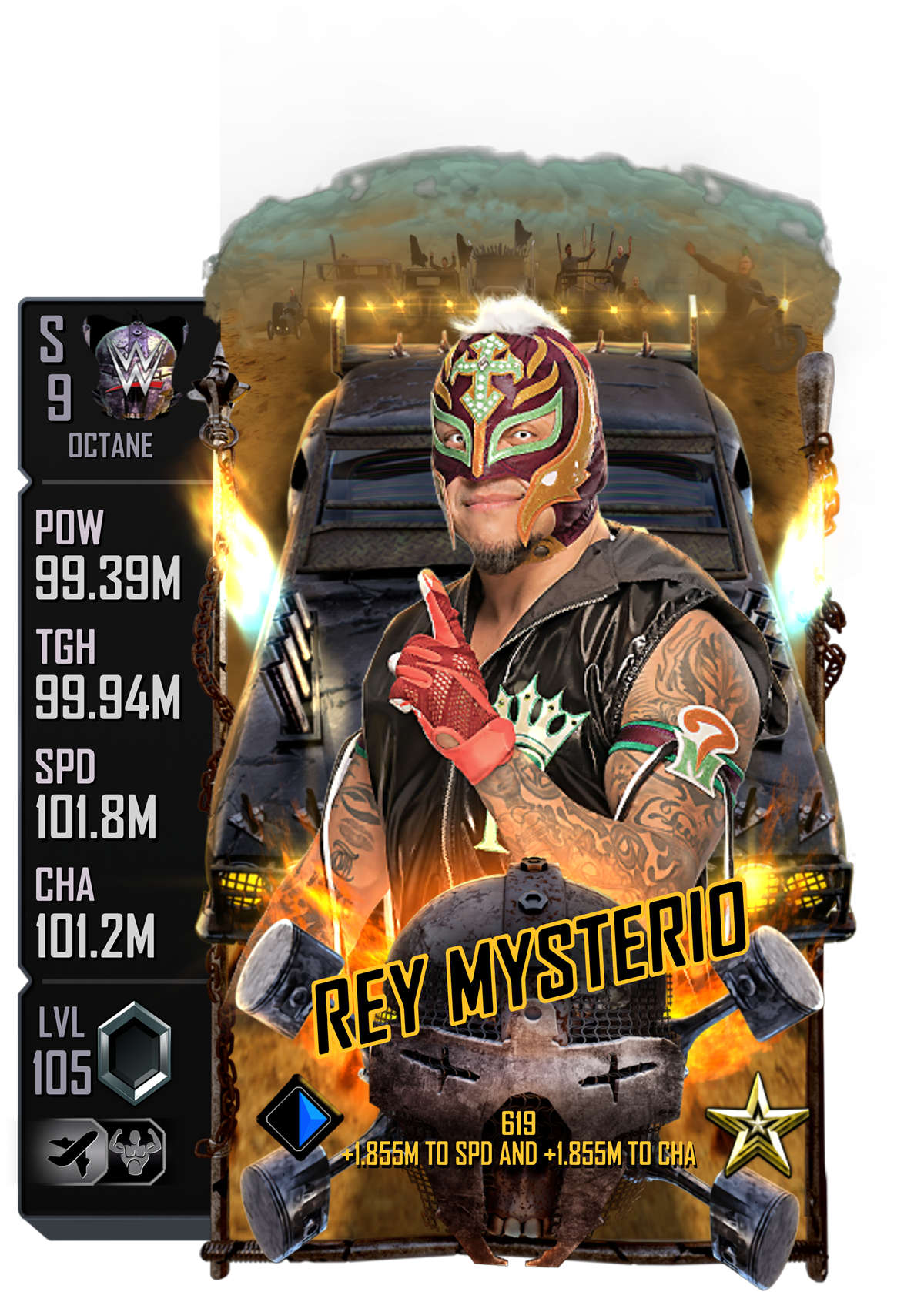 WWESC S9 Rey Mysterio Octane