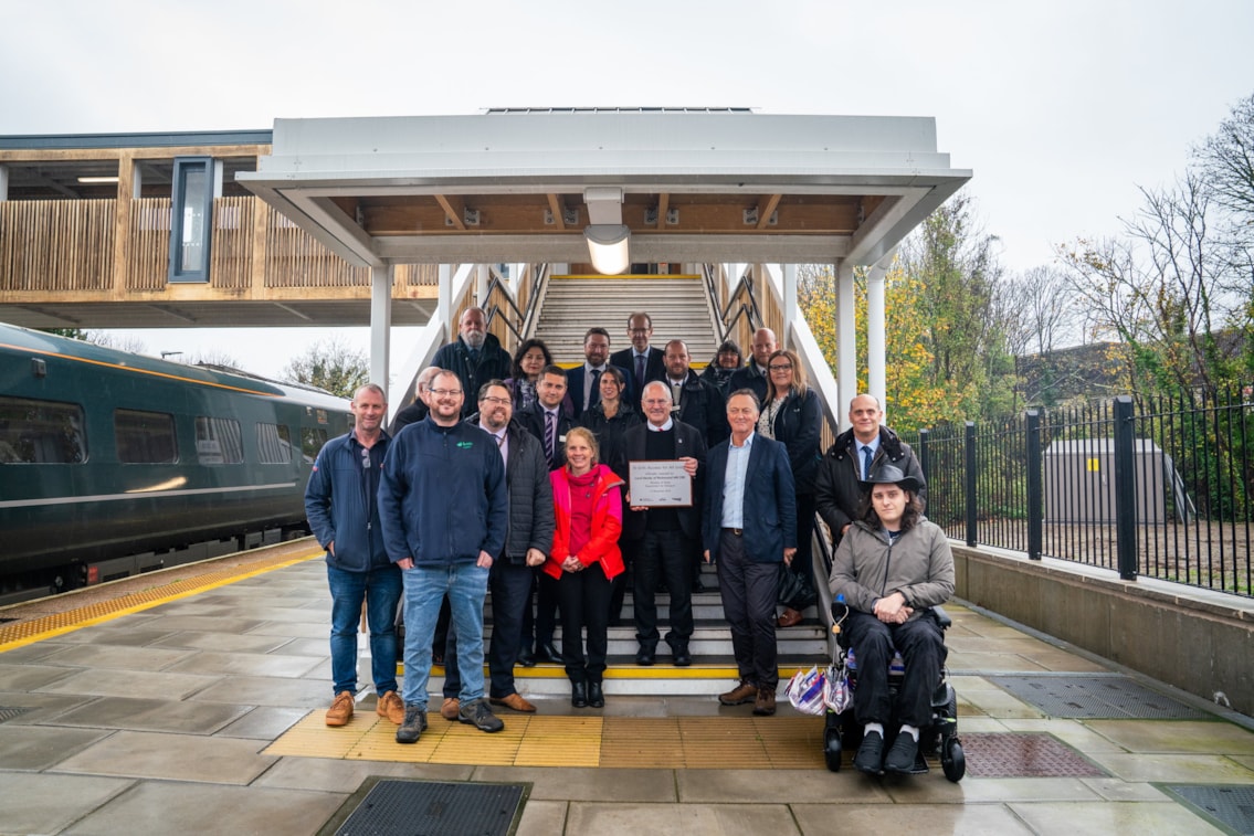 St Erth AfA footbridge opening 14-11-25-3