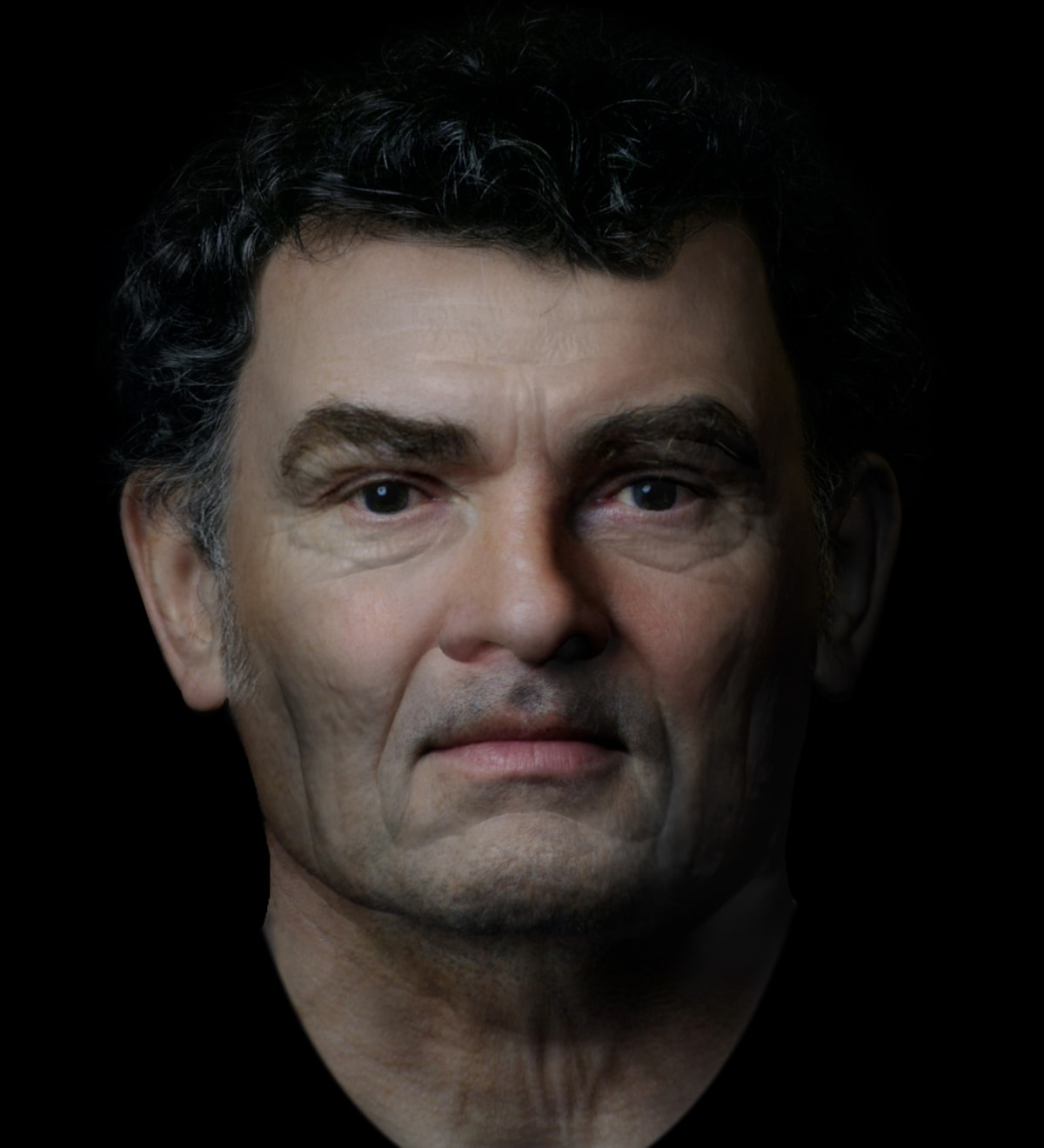 Facial reconstruction of man from Inveresk. Image © Chris Rynn (3)