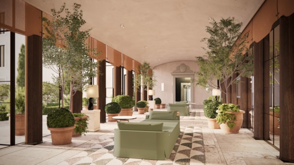 Capella Florence winter garden (Credit: Liaigre)