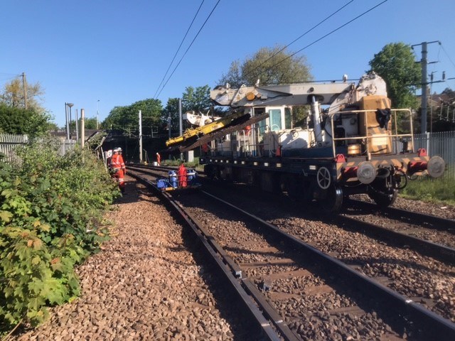 Bank Holiday weekend rail works deliver reliability improvements across Anglia: PLTR Norwich4