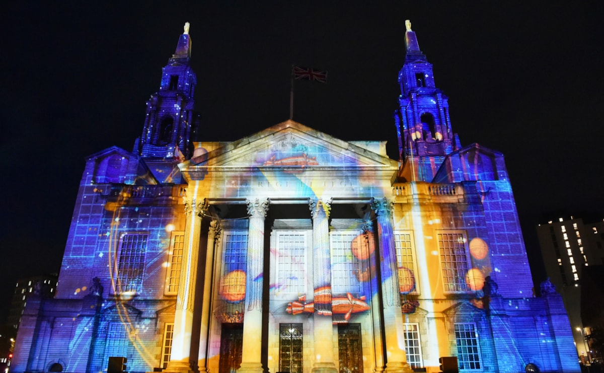 'Portals' Installation at Leeds Light Night 2025