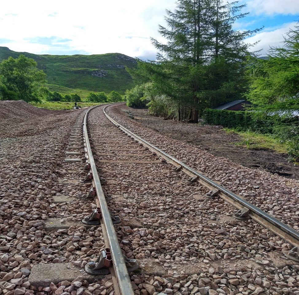 West Highland line reopens for passengers: Lochailort July 11