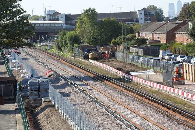 Abbey Wood Station works October 2015 209815