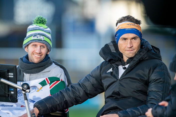 Kevin Sinfield with Rob Burrow CBE (credit RL Commercial/SW Pix): Kevin Sinfield with Rob Burrow CBE (credit RL Commercial/SW Pix)
