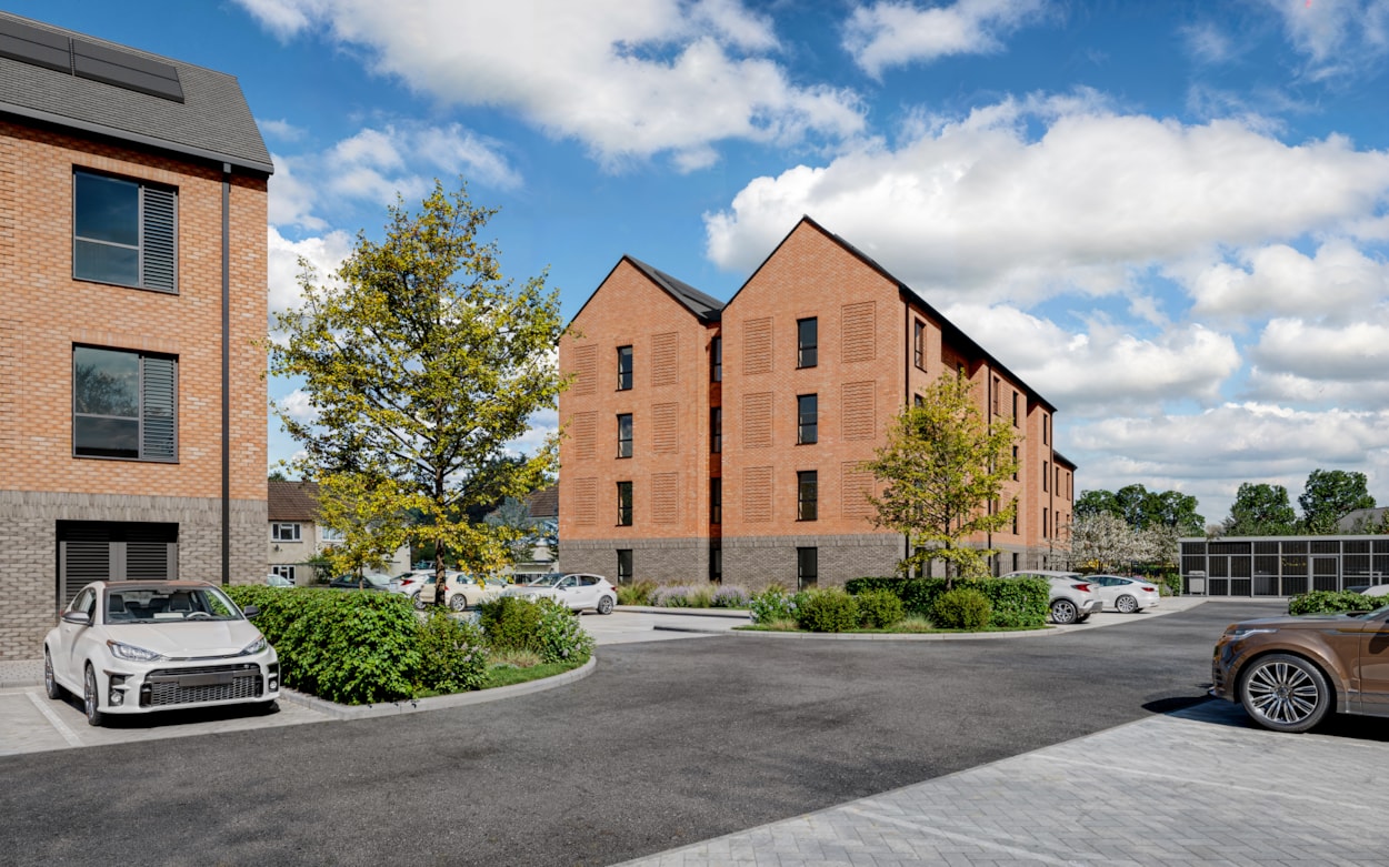 Kingsdale Leeds 3: A computer-generated image showing how part of the housing development proposed for the former Kingsdale Court site in Seacroft, Leeds, could look.