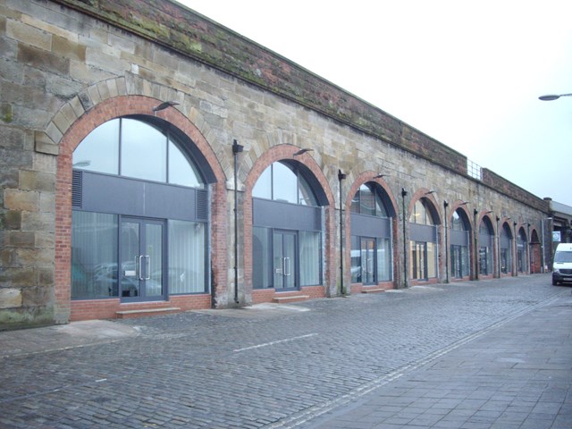 Historic rail structure becomes home to new business: redeveloped Brandling Street arches 1