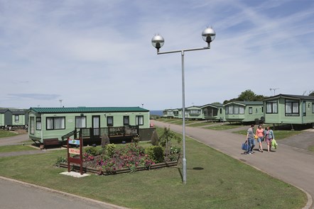 Park view at Thornwick Bay