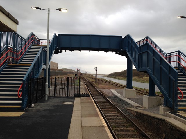 Christmas comes early for Sellafield passengers with £1m new bridge: Sellafield new footbridge
