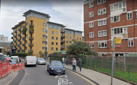 Traffic on Cremer St (Google Streetview)