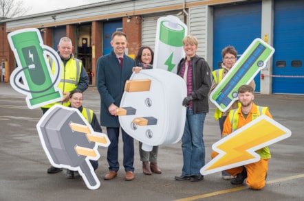 First Bus York team unveil plans for all-electric depot with local councillor