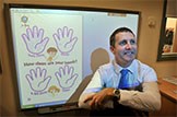 Teaching kids to wash their hands: Copyright - Donald Macleod 07702 319 738 - clanmacleod@btinternet.com - www.donald-macleod.com. All rights reserved,