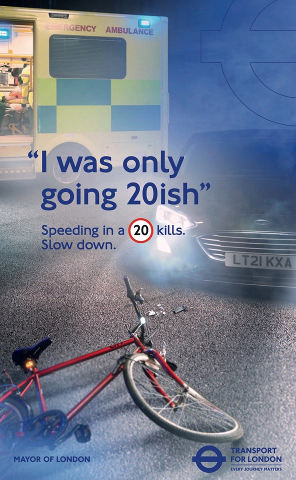 TfL Image - New speeding campaign poster-2