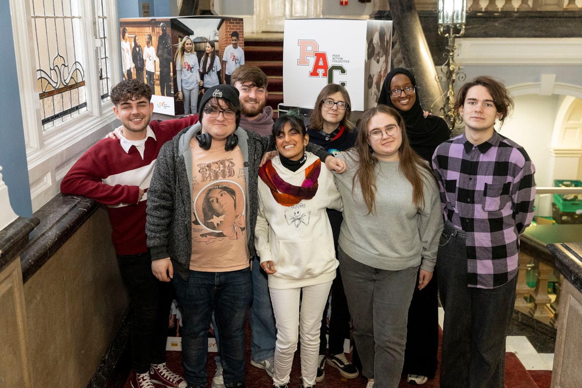 members of PAC Cymru youth group