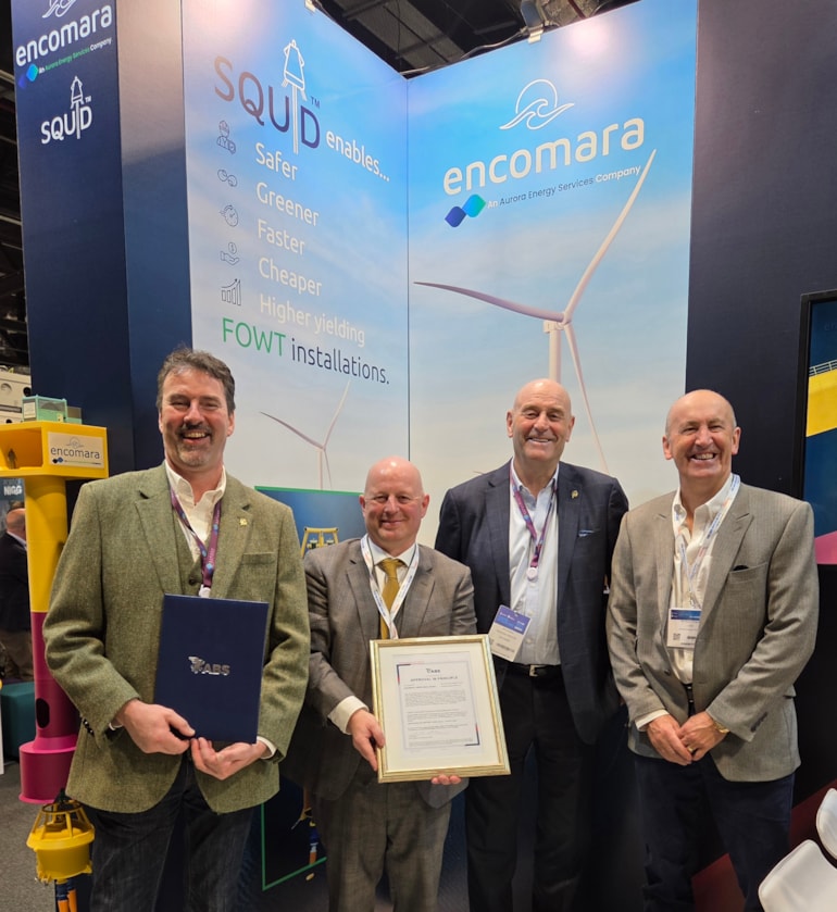 ABS Grants Approval in Principle to Encomara for Innovative Squid™ System for Floating Offshore Wind Projects