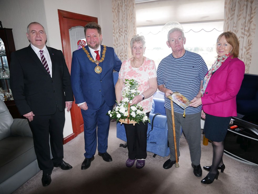 Colin and Margaret Bunyan celebrate Diamond Wedding Anniversary