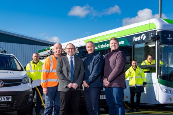 First Bus and Openreach expand EV charging partnership to Aberdeen