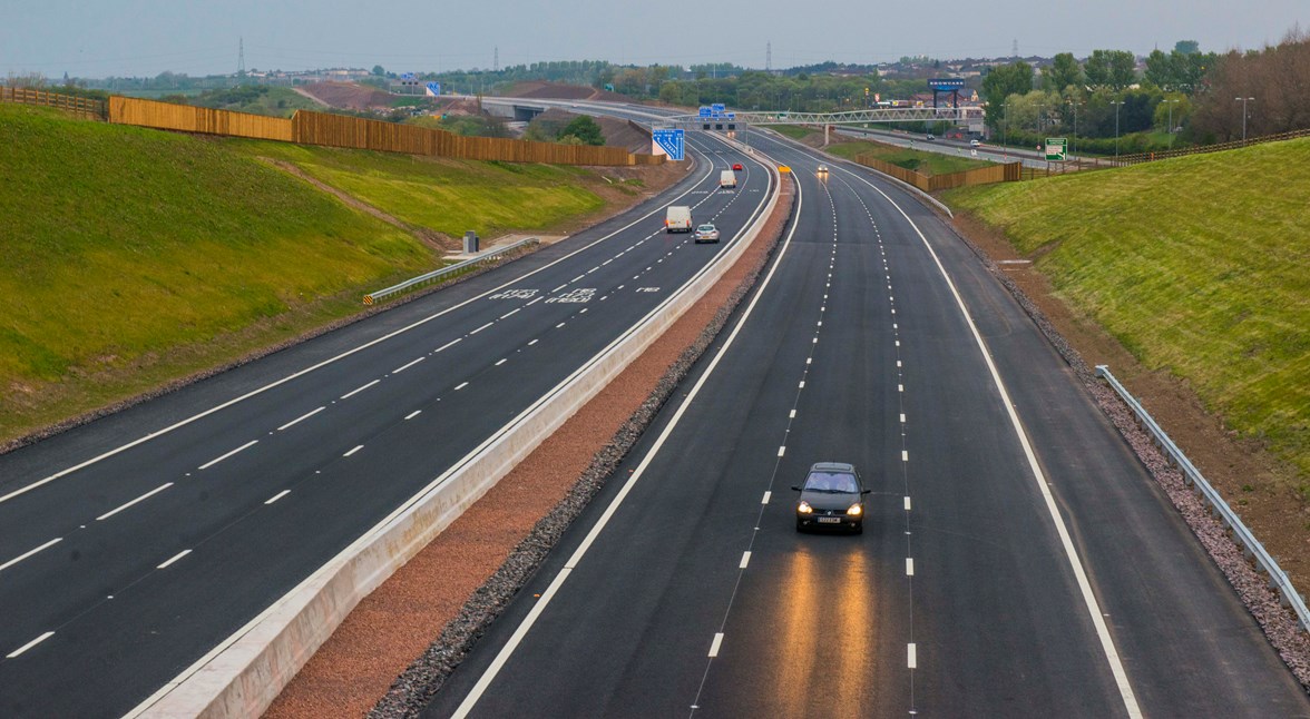 M8 Missing Link  - opens fully to traffic at dawn Sunday 30 April