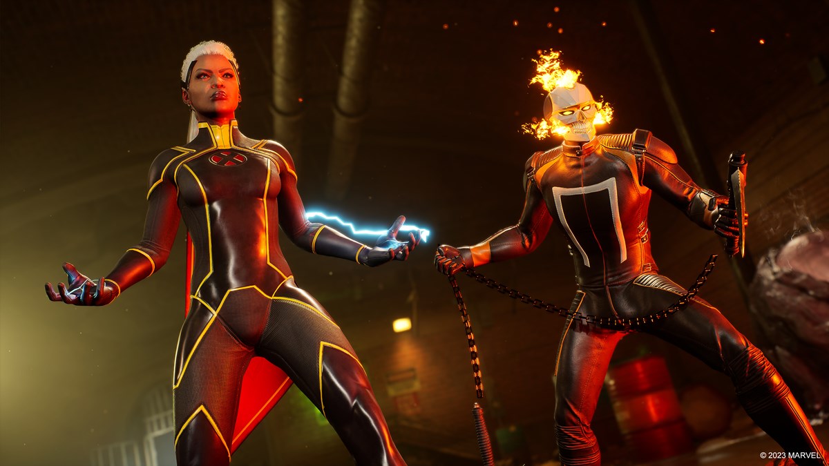 Marvel s Midnight Suns - Screenshot - Storm and Ghost Rider