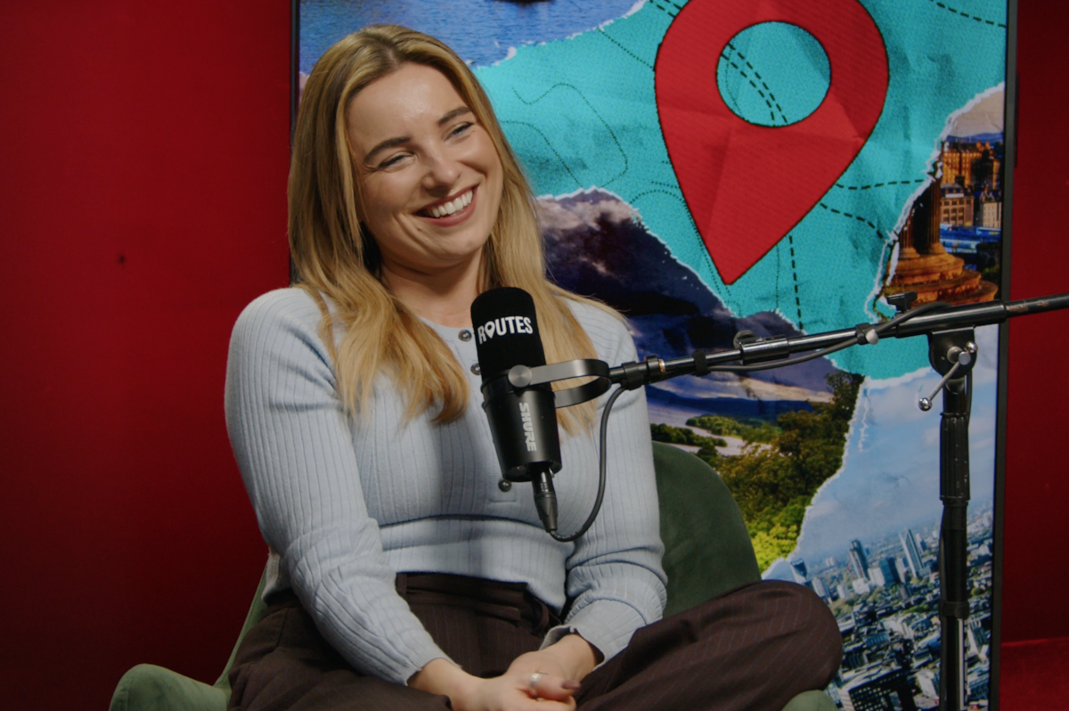 Sian Welby in LNER Routes Studio