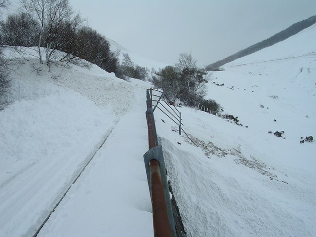 Snow covered railway (2)