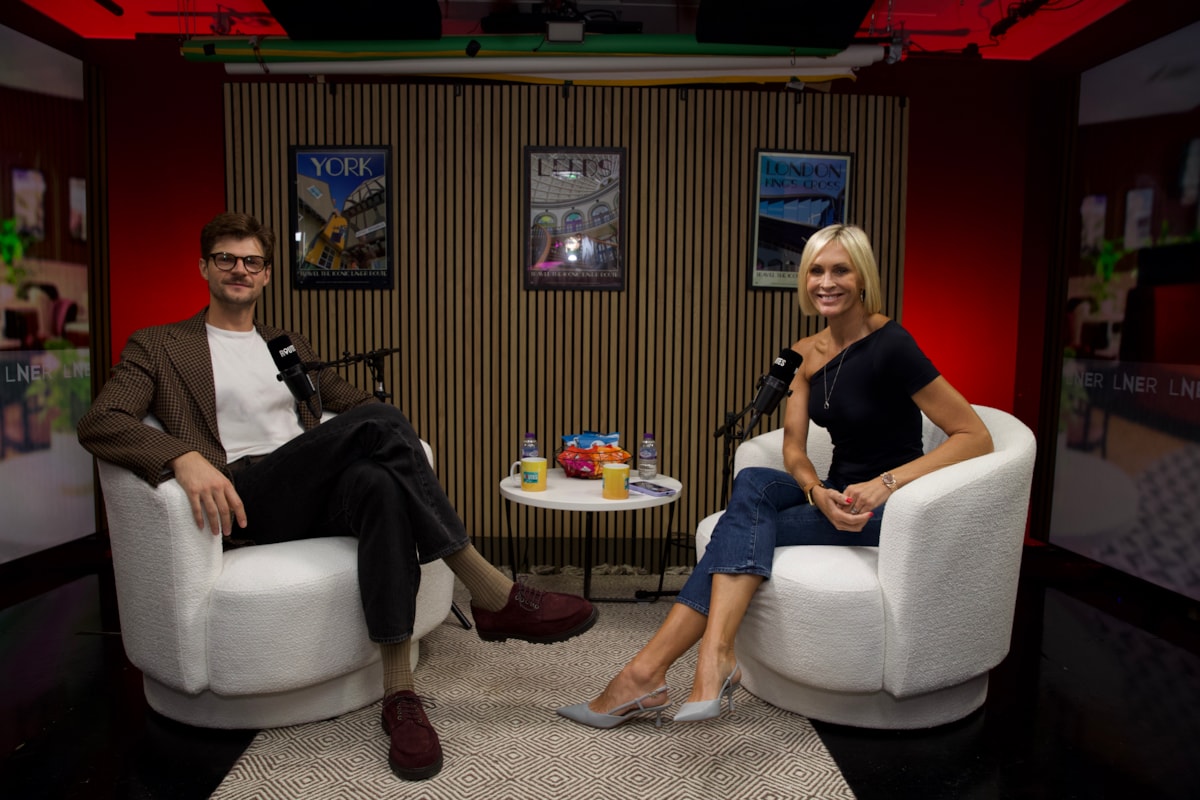 Jim Chapman with Jenni Falconer in Routes Studio