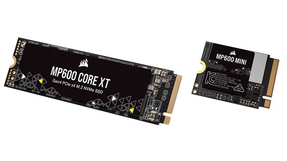 L'alliance du stockage haute vitesse et du format compact– CORSAIR lance  les SSD M.2 NVMe MP600 MINI et MP600 CORE XT