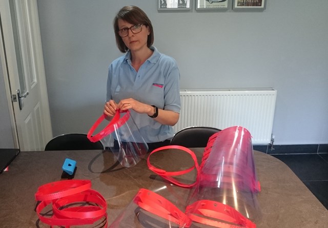 Network Rail worker in East Midlands supports the NHS during COVID-19 crisis: Network Rail worker in East Midlands supports the NHS during COVID-19 crisis, Val Stephenson