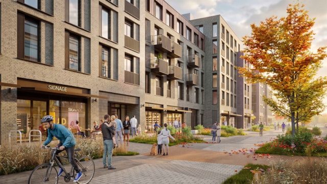 Platform4 partnership secures planning approval for 425 new homes at Cambridge North Residential Quarter: Cambridge street view med res.jpeg-2
