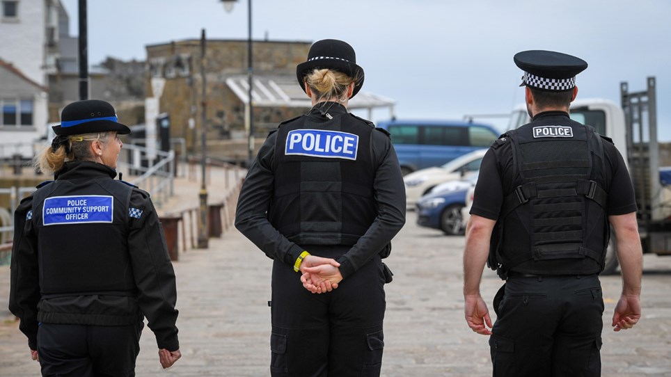 Police officers on patrol - Hero Image