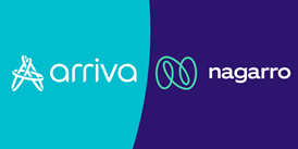 Arriva UK Trains appoints Nagarro to develop its digital customer platform: Arriva - Nagarro logo banner