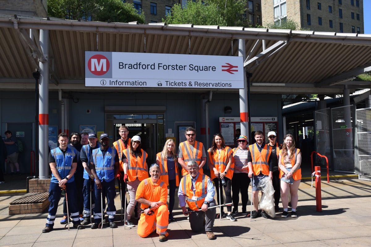 Volunteers at Bradford Forster Square