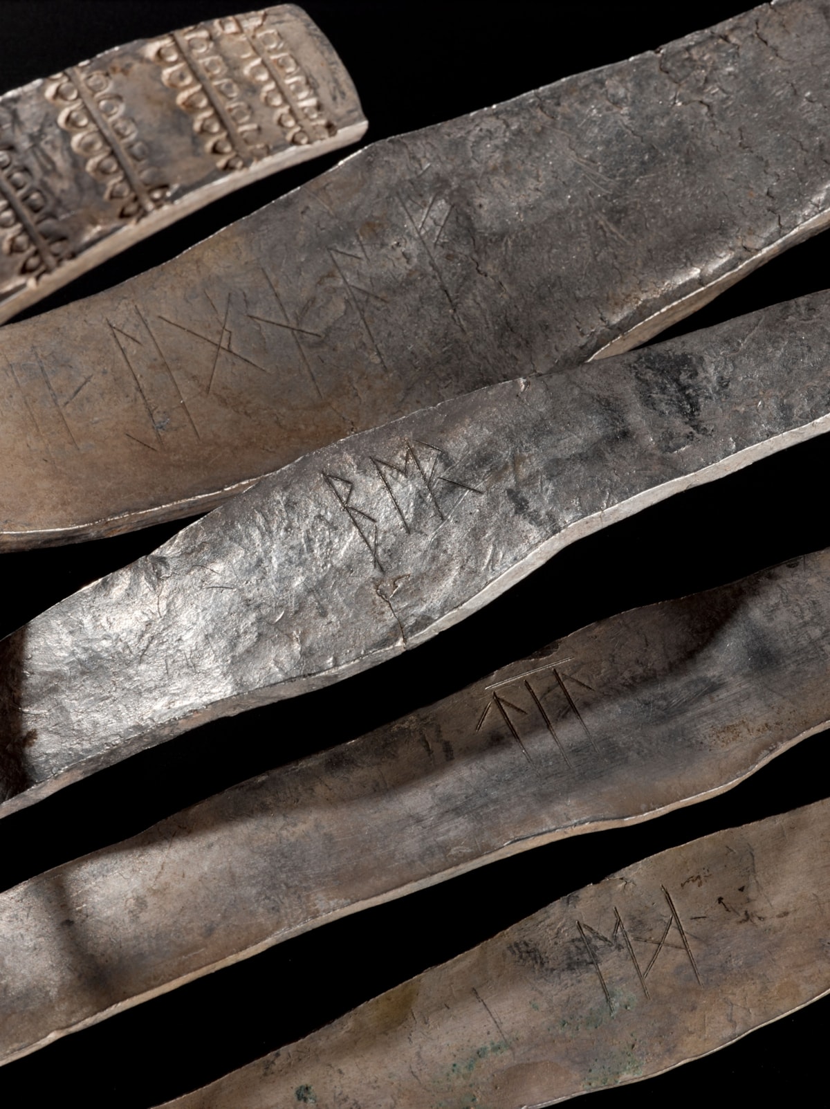 Runic inscriptions on the Galloway Hoard © National Museums Scotland