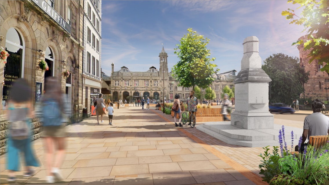 £13.5 million government investment to transform Carlisle station: A CGI redering of the Carlisle station gateway courtesy of Cumberland Council 2